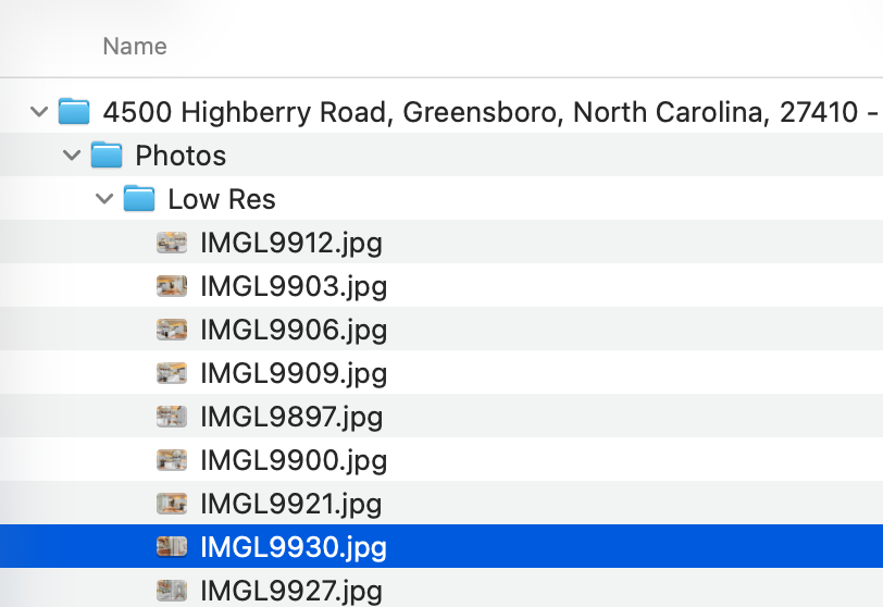 Organized Dropbox folders